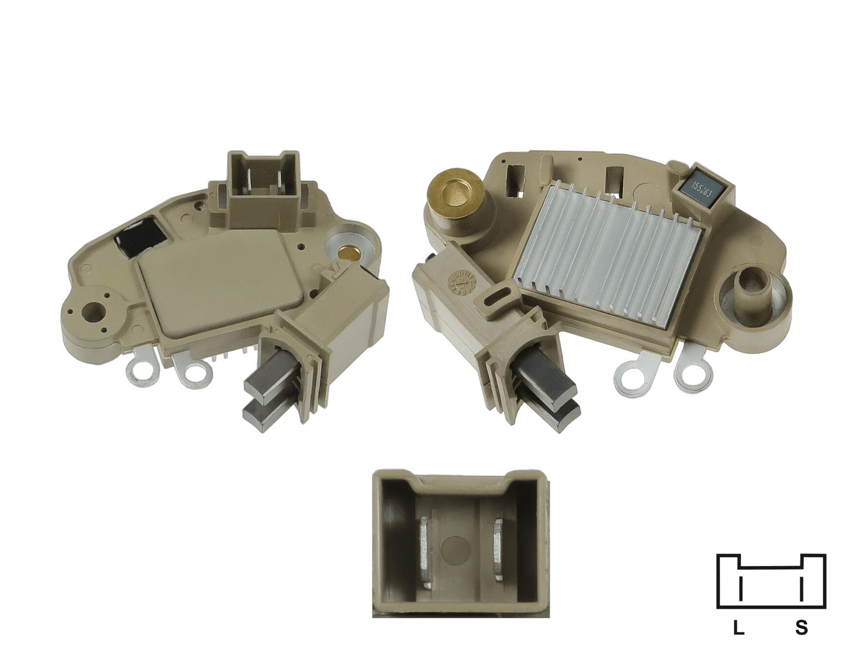 ALTERNATOR KONJEKTOR 12V RENAULT TWINGO / LAGUNA / VOLVO 2 FIS (L)