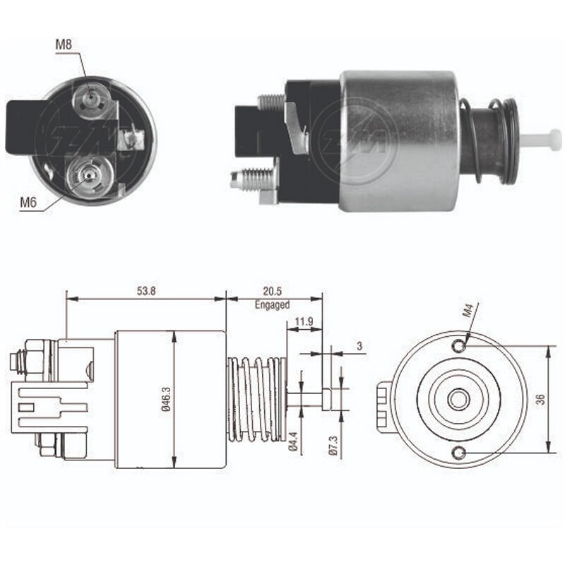 ZM 2261 - MARŞ OTOMATİĞİ 12V