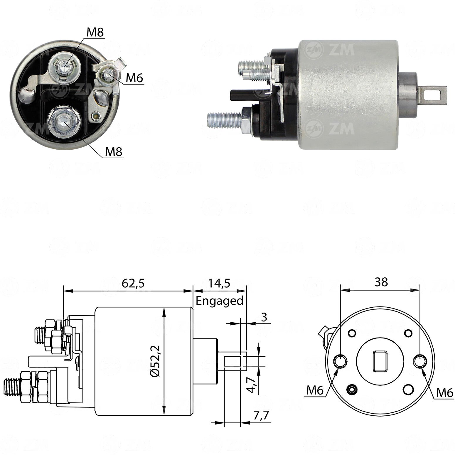 ZM 4710 - MARŞ OTOMATİĞİ 12V