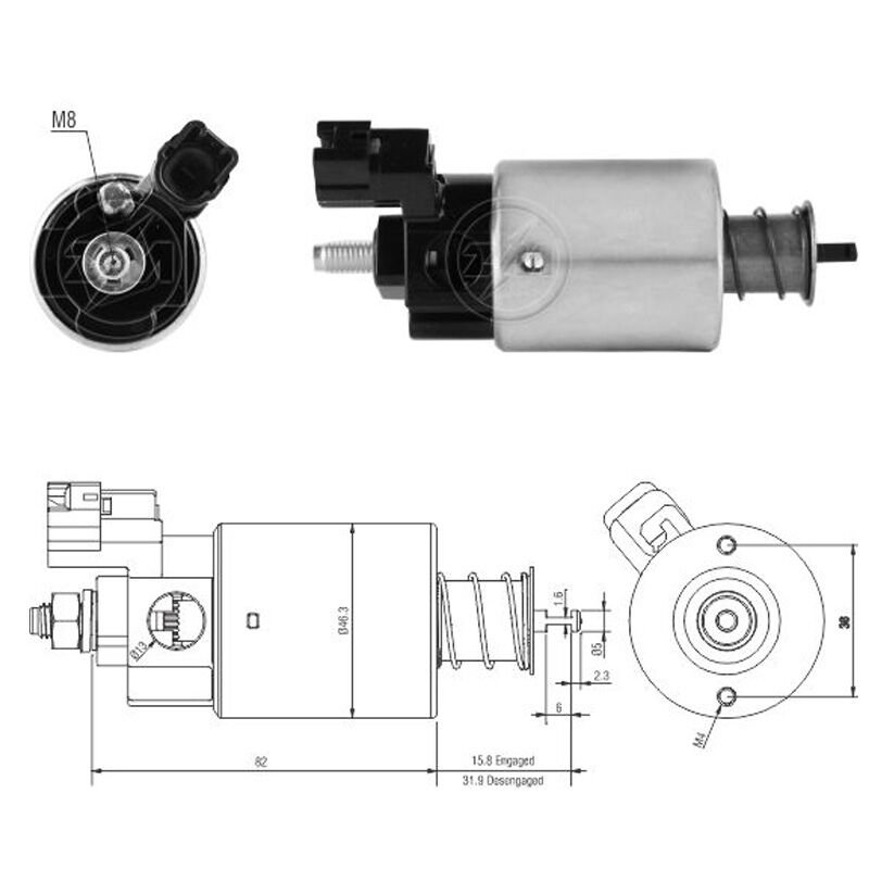 ZM 6665 - MARŞ OTOMATİĞİ 12V