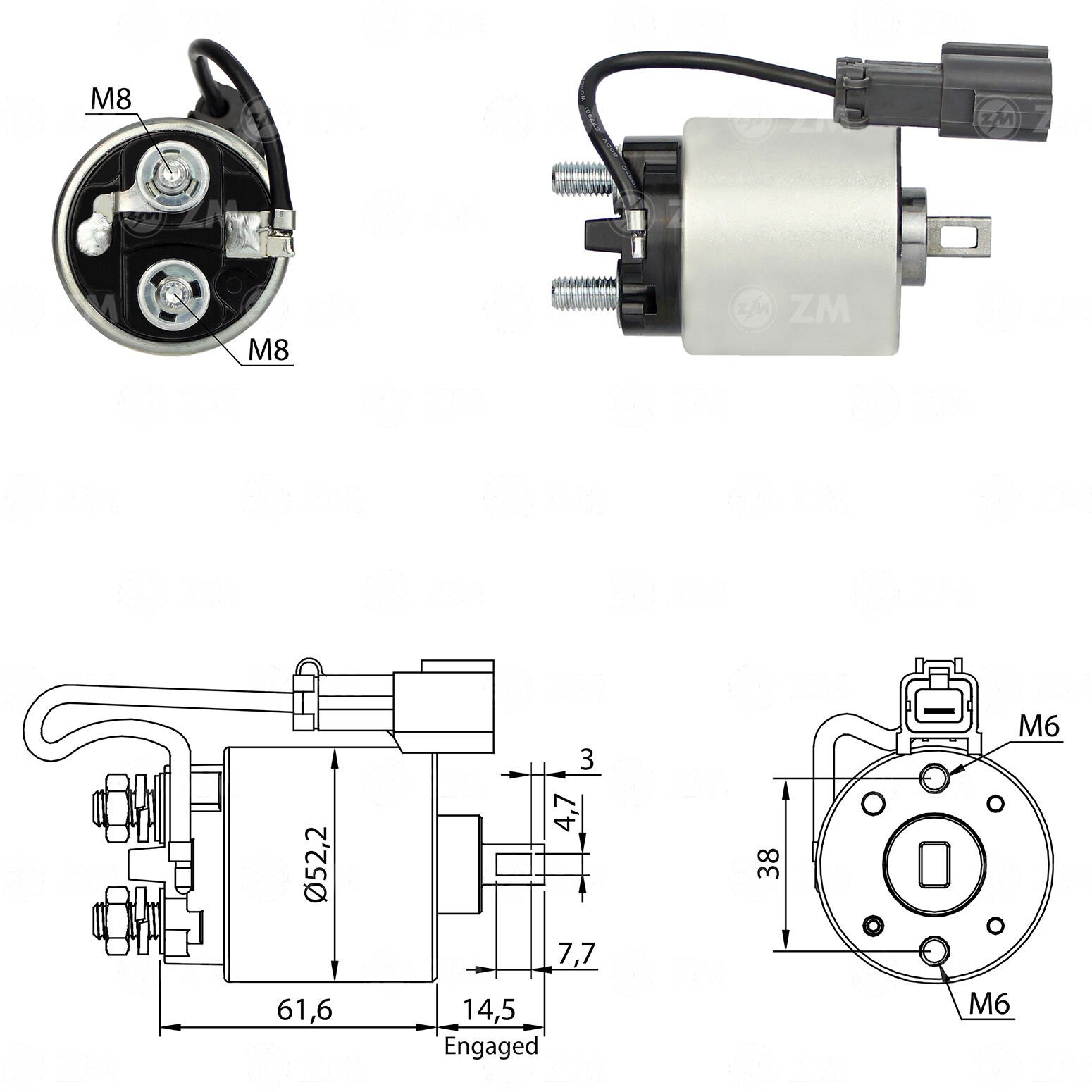 ZM 719 - MARŞ OTOMATİĞİ 12V