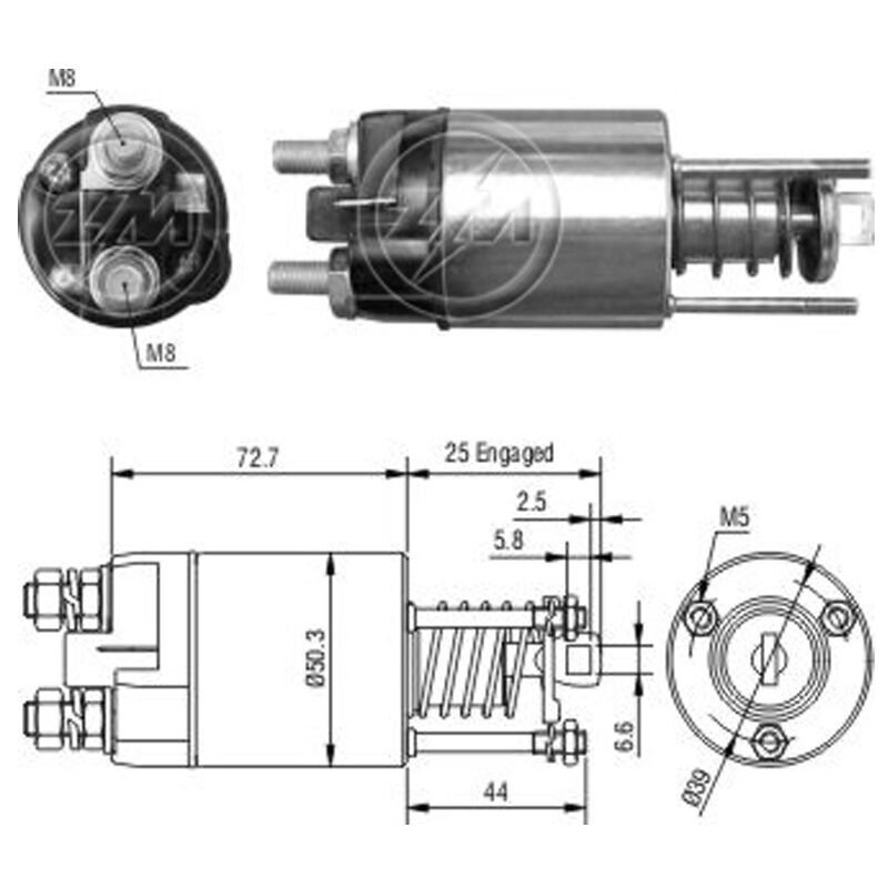 ZM 7651 - MARŞ OTOMATİĞİ 12V