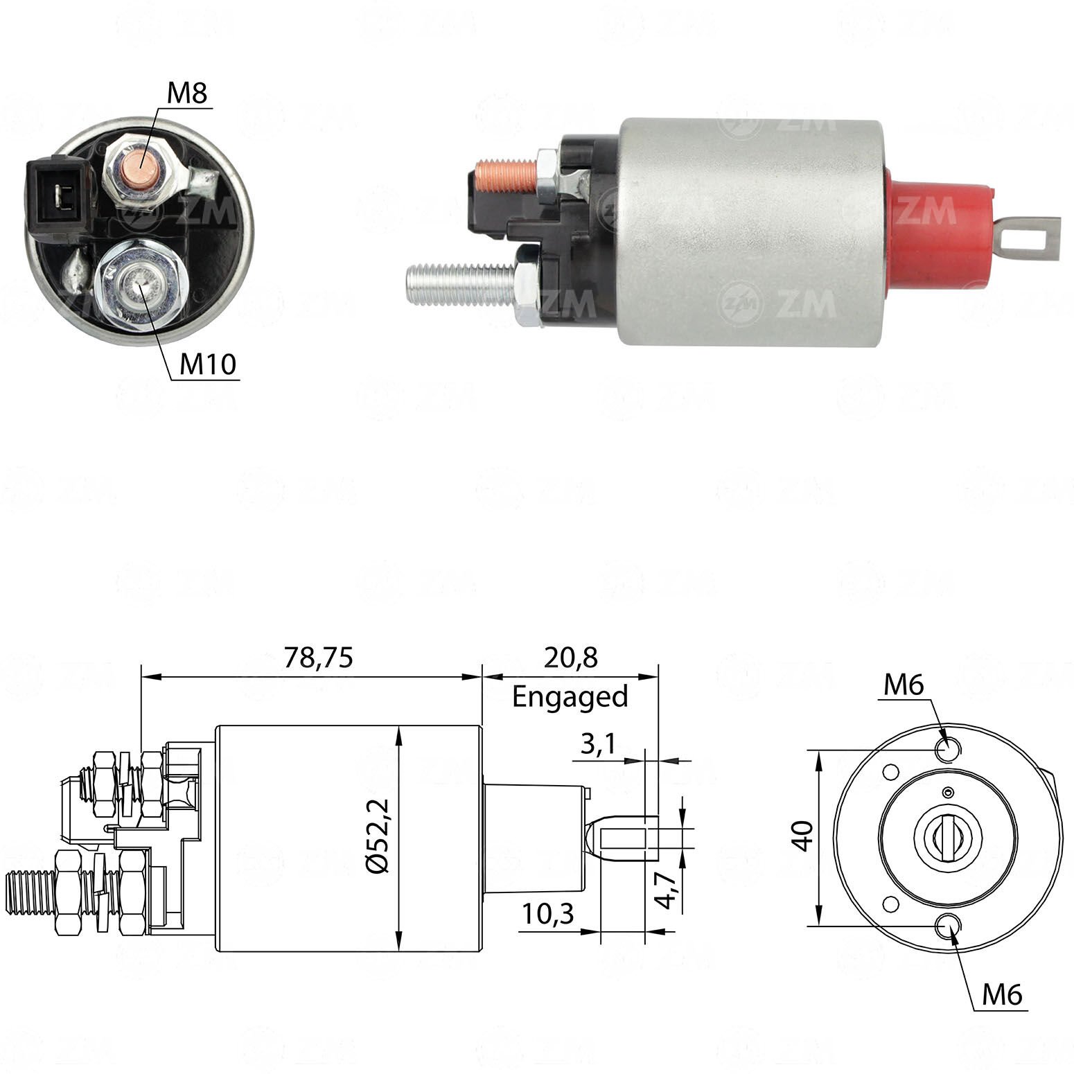 ZM 1482 - MARŞ OTOMATİĞİ 12V