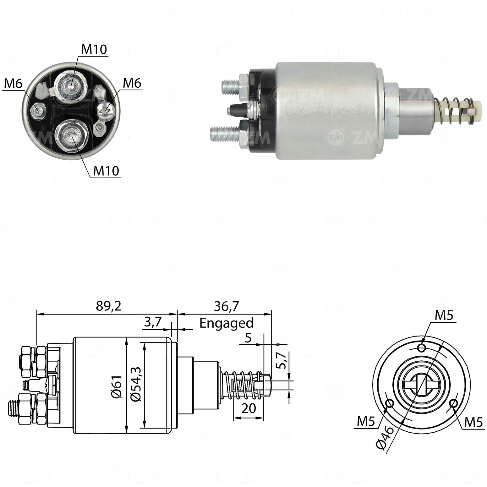 ZM 1639 - MARŞ OTOMATİĞİ 24V