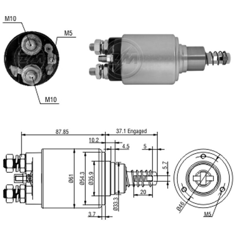 ZM 1653 - MARŞ OTOMATİĞİ 12V