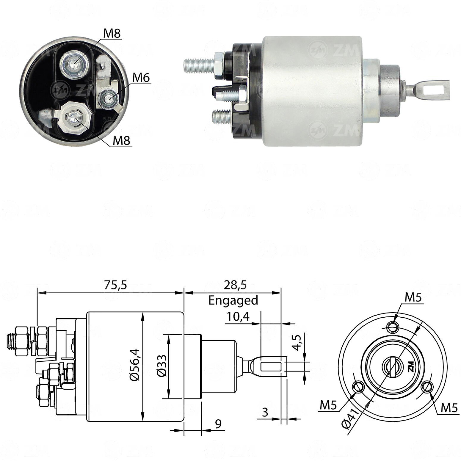 ZM 2479 - MARŞ OTOMATİĞİ 12V