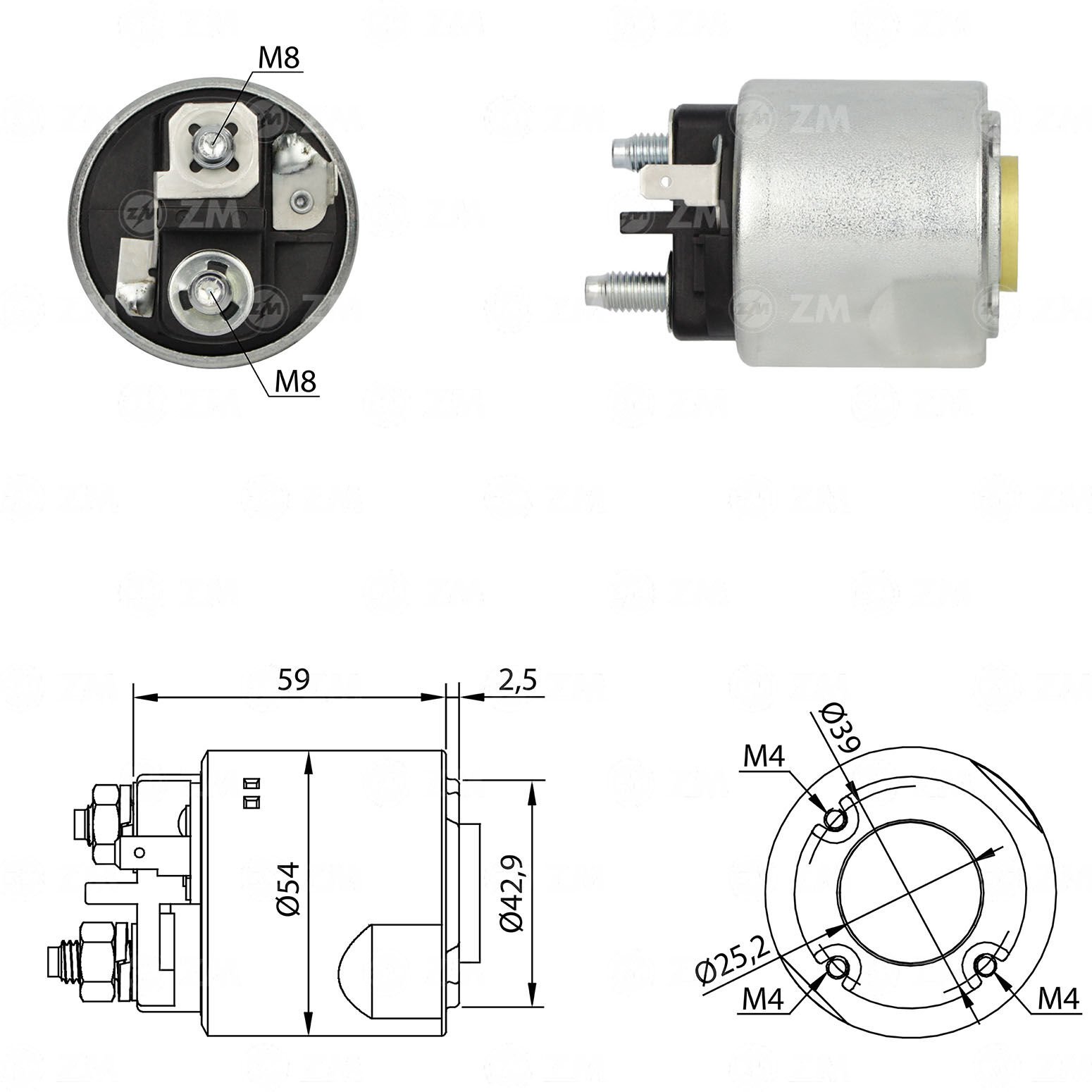 ZM 2491 - MARŞ OTOMATİĞİ 12V