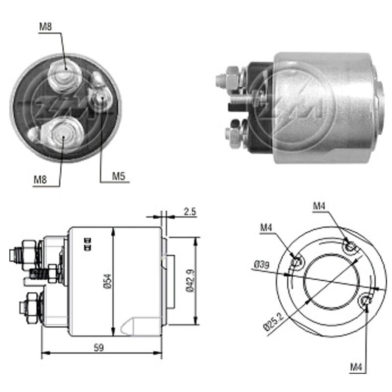 ZM 2492 - MARŞ OTOMATİĞİ 12V