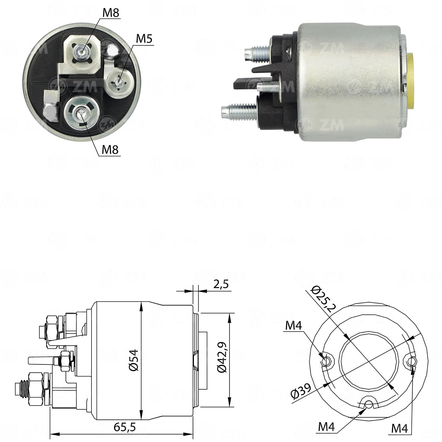 ZM 2494 - MARŞ OTOMATİĞİ 12V