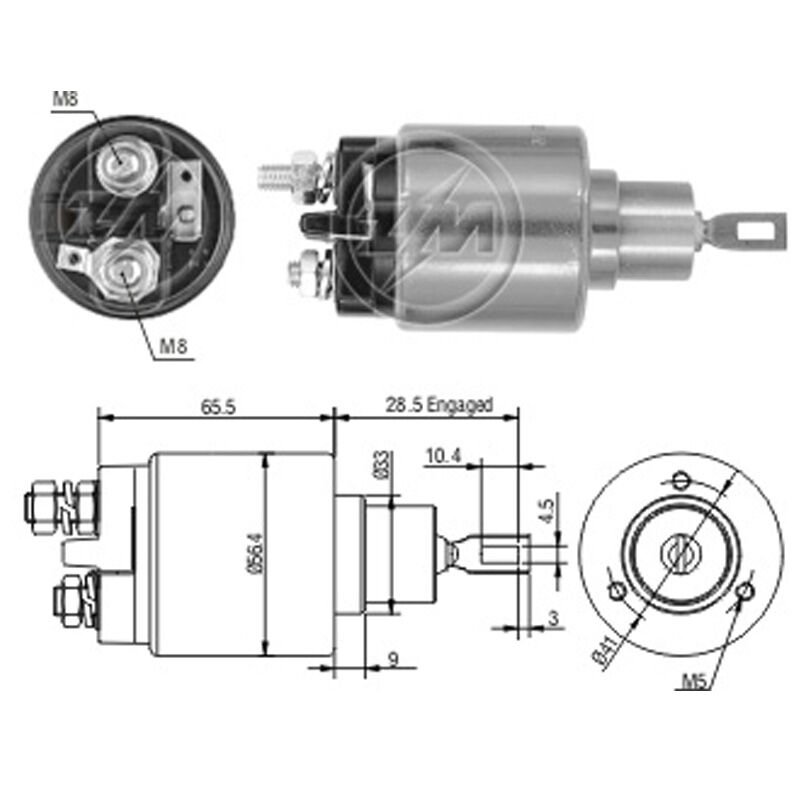 ZM 2573 - MARŞ OTOMATİĞİ 12V
