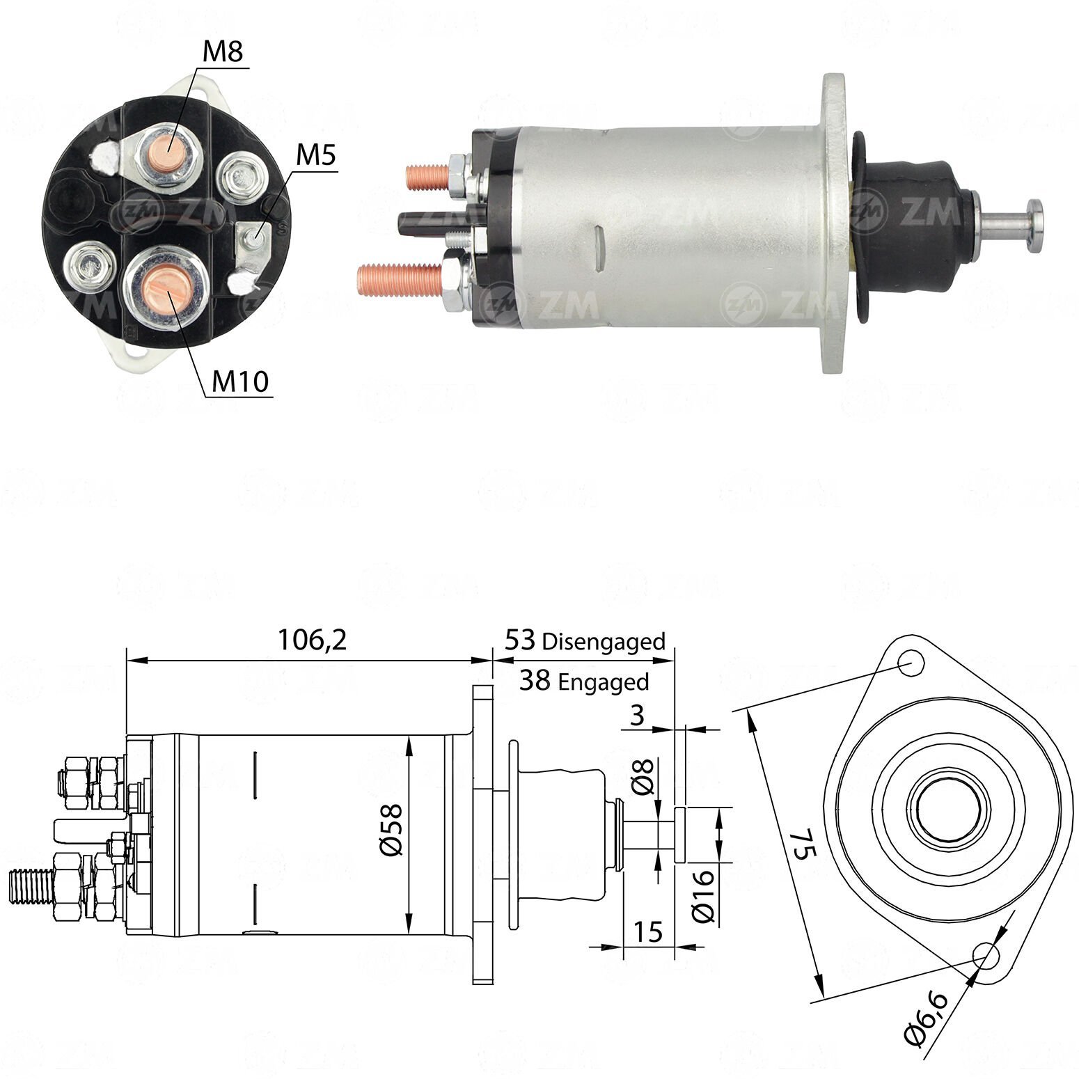 ZM 2818 - MARŞ OTOMATİĞİ 24V