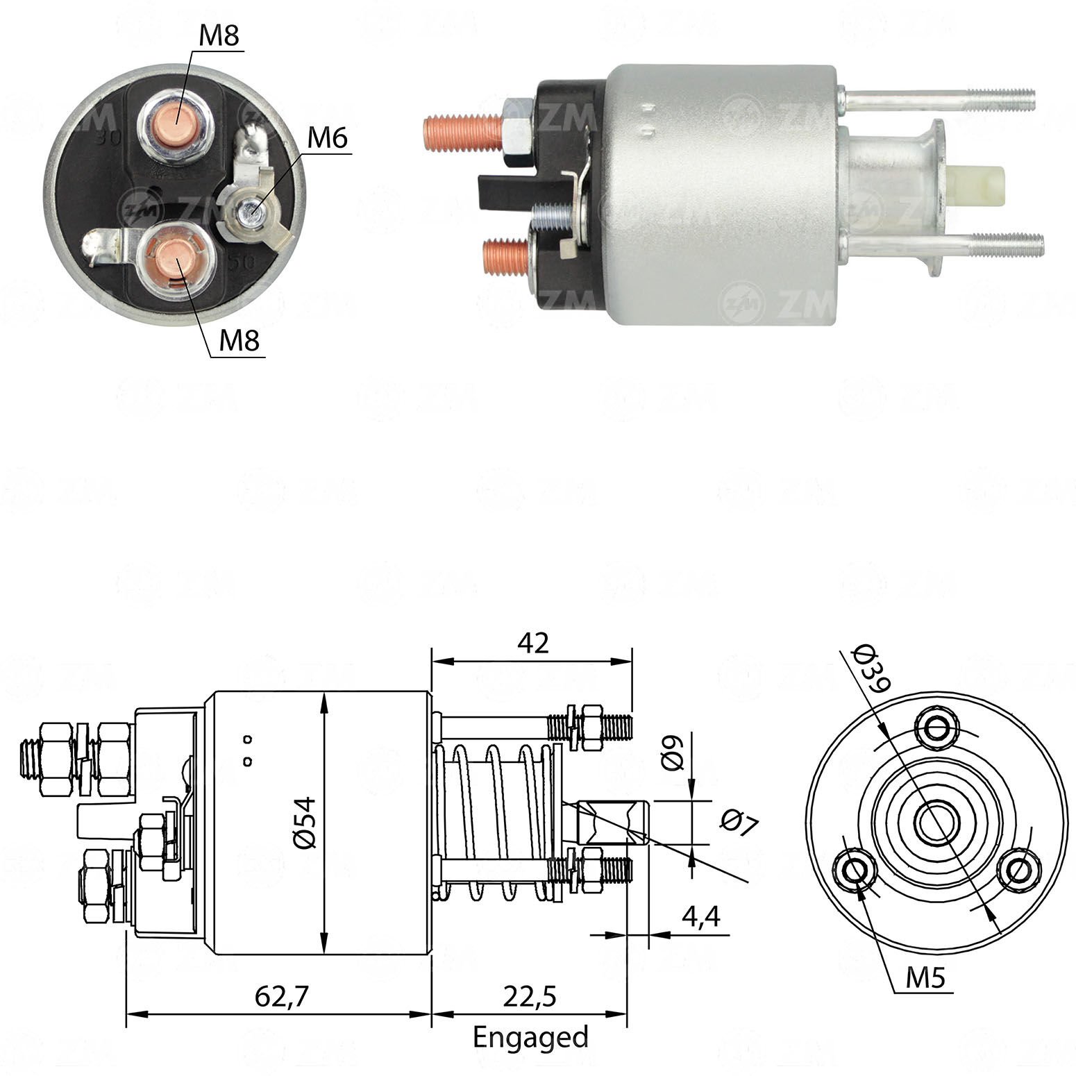 ZM 3395 - MARŞ OTOMATİĞİ 12V