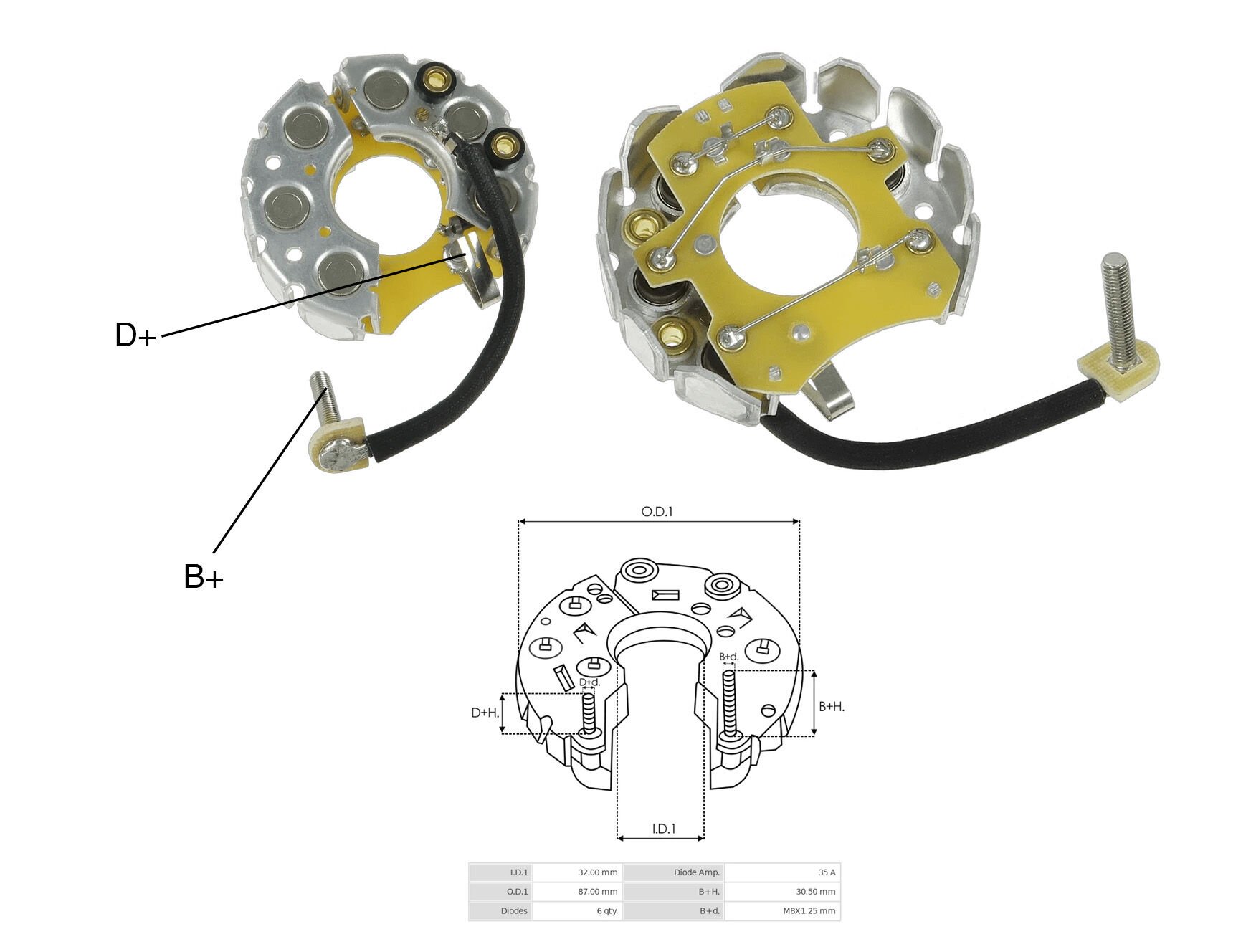 ALTERNATOR DIOT TABLASI VOLKSWAGEN KAPLUMBAGA