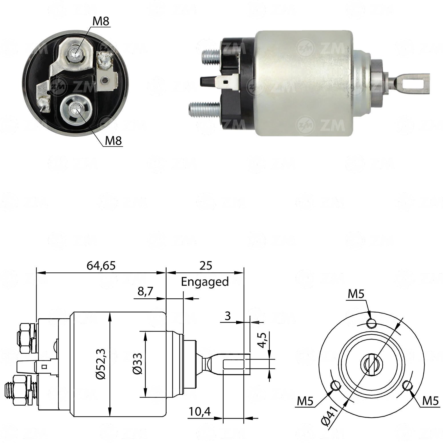 ZM 374 - MARŞ OTOMATİĞİ 12V
