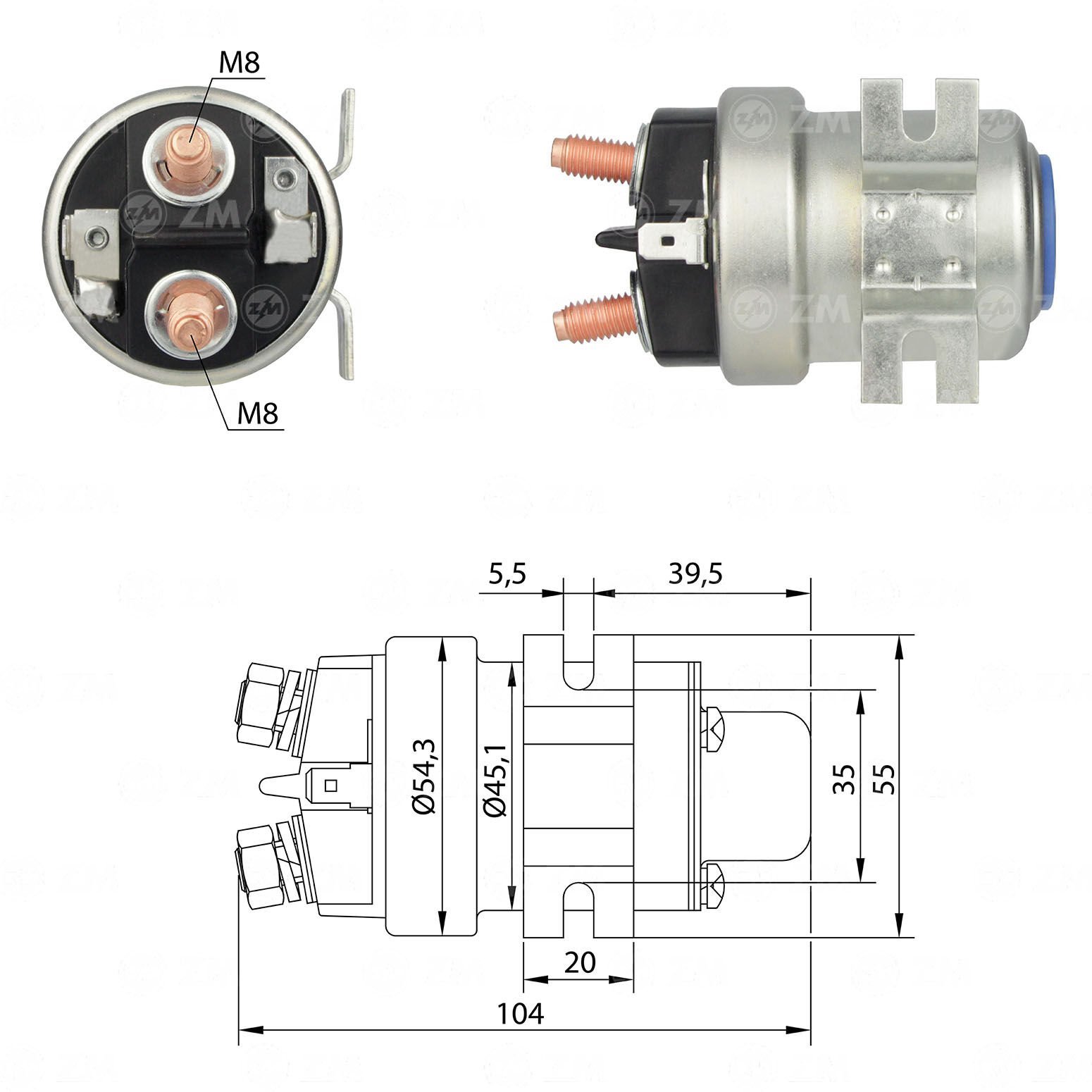 ZM 403 - MARŞ OTOMATİĞİ 12V