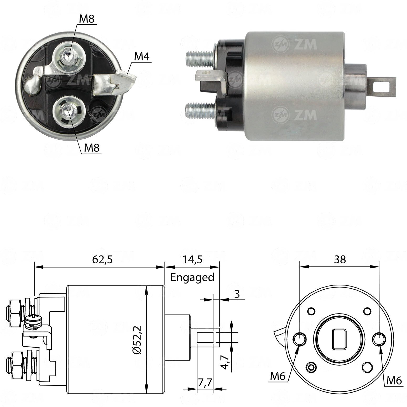 ZM 410 - MARŞ OTOMATİĞİ 12V