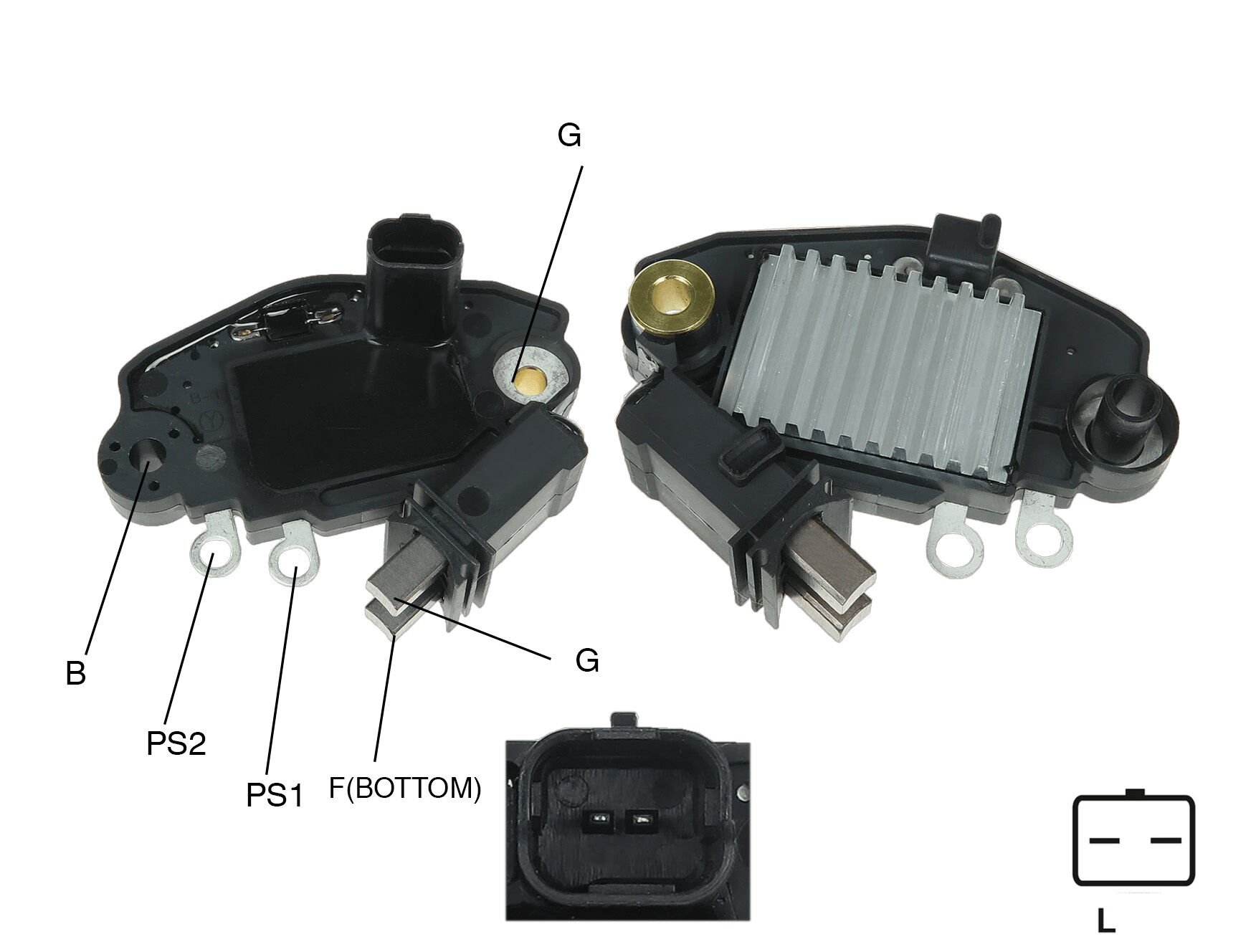 ALTERNATOR KONJEKTOR 12V RENAULT MEGANE / CLIO SOKETLI 2 INCE FIS
