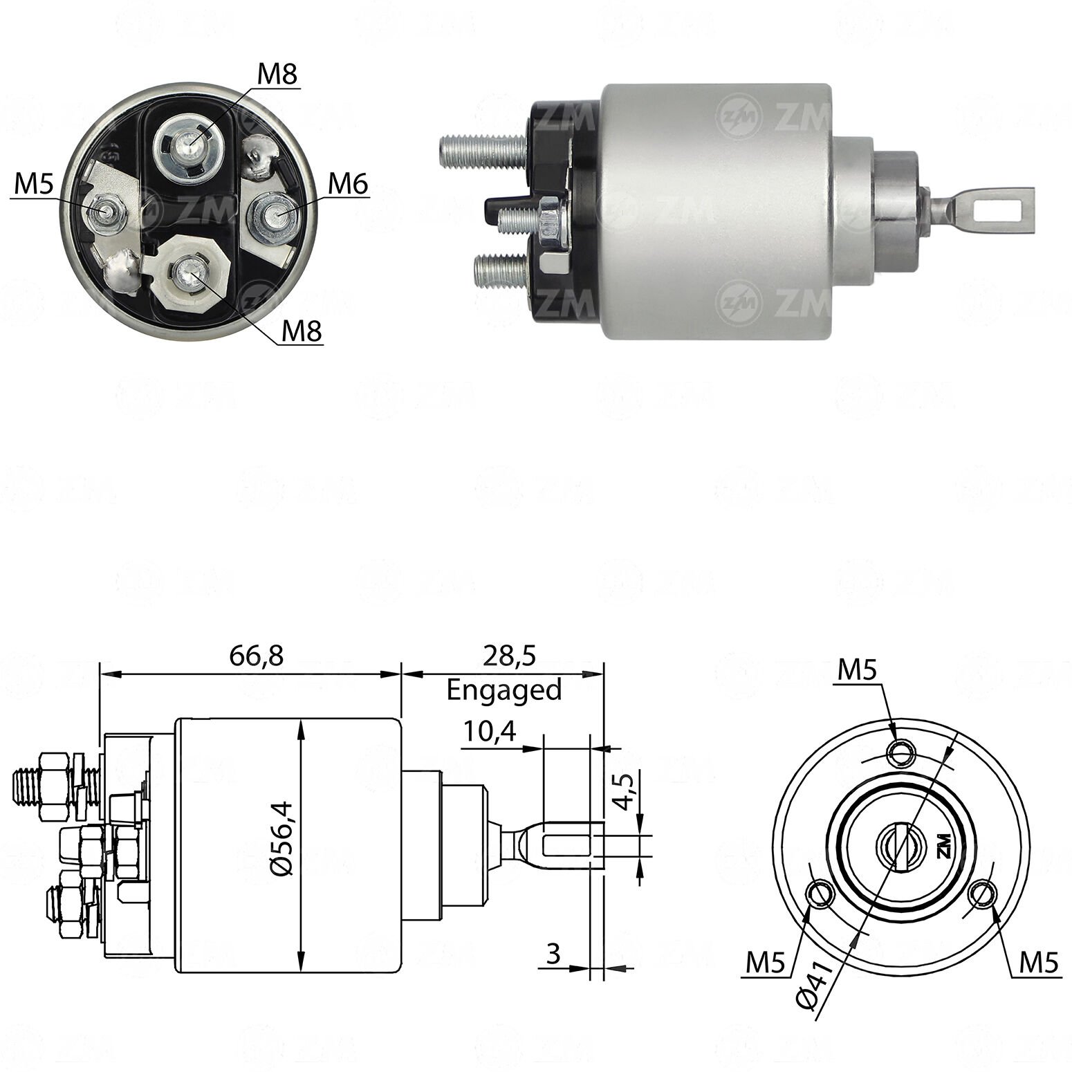 ZM 475 - MARŞ OTOMATİĞİ 12V