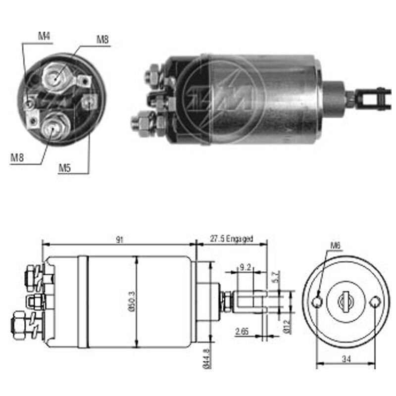 ZM 523 - MARŞ OTOMATİĞİ 12V