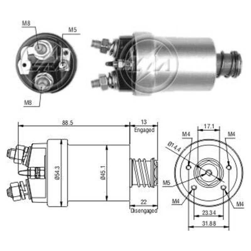 ZM 561 - MARŞ OTOMATİĞİ 12V