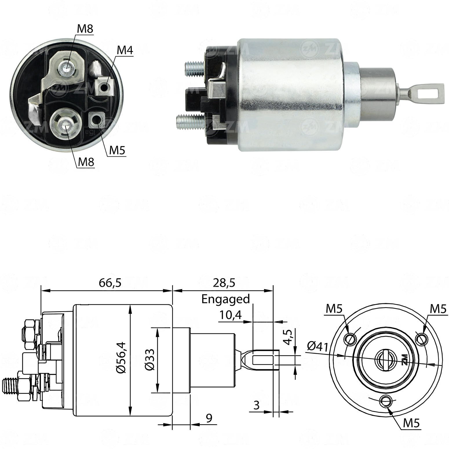 ZM 571 - MARŞ OTOMATİĞİ 12V