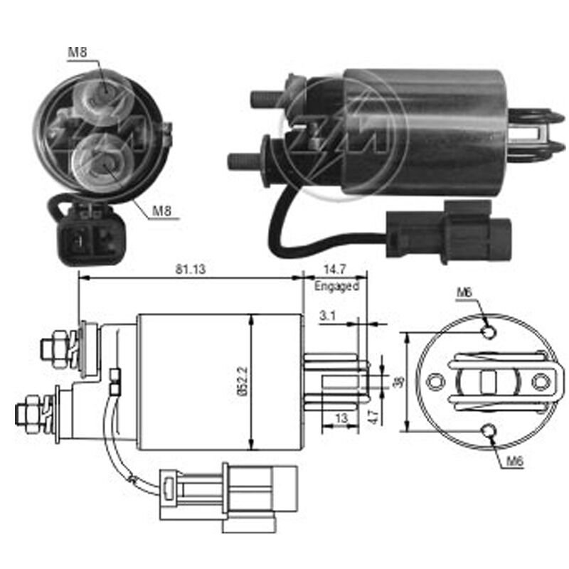 ZM 585 - MARŞ OTOMATİĞİ 12V