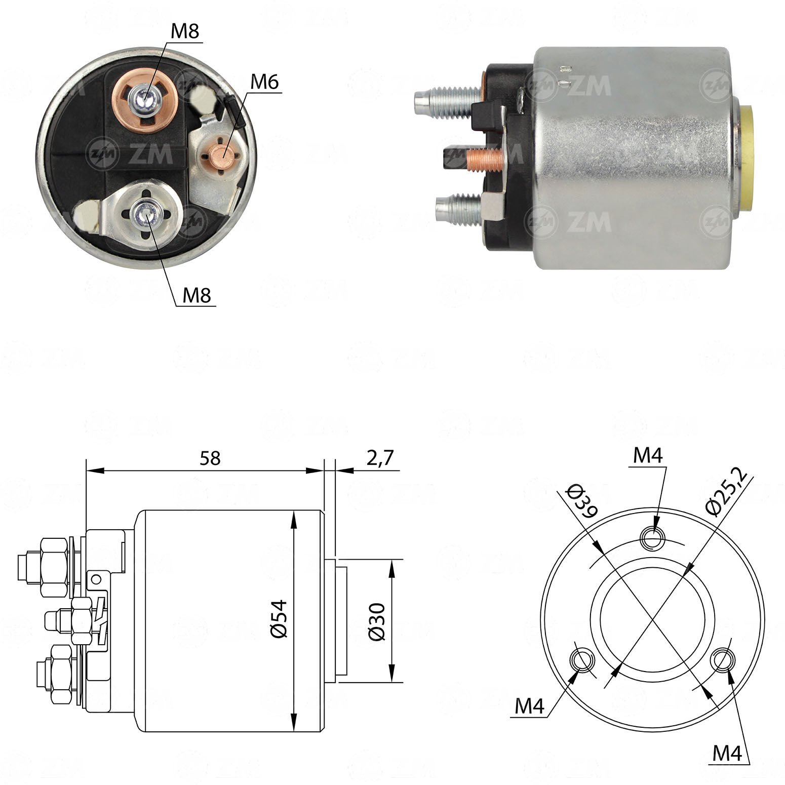 ZM 591 - MARŞ OTOMATİĞİ 12V