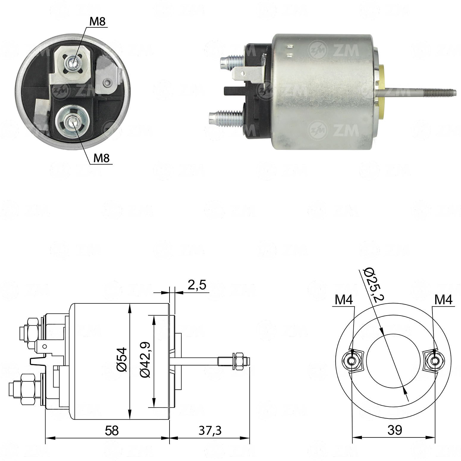 ZM 597 - MARŞ OTOMATİĞİ 12V