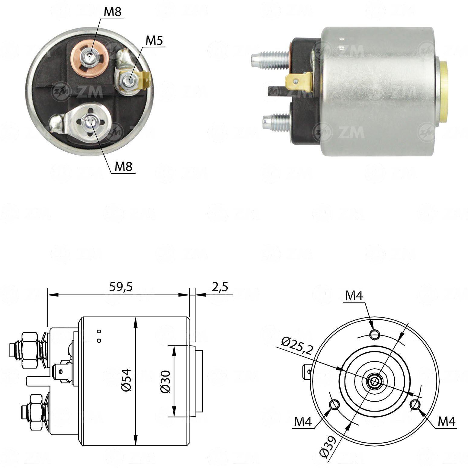 ZM 599 - MARŞ OTOMATİĞİ 12V