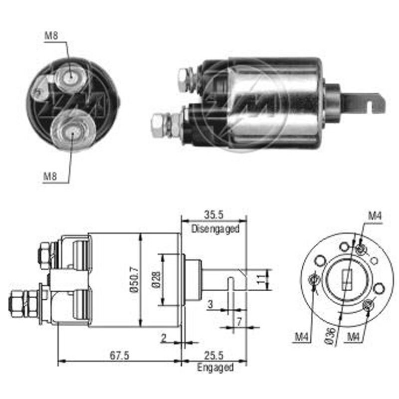 ZM 602 - MARŞ OTOMATİĞİ 12V