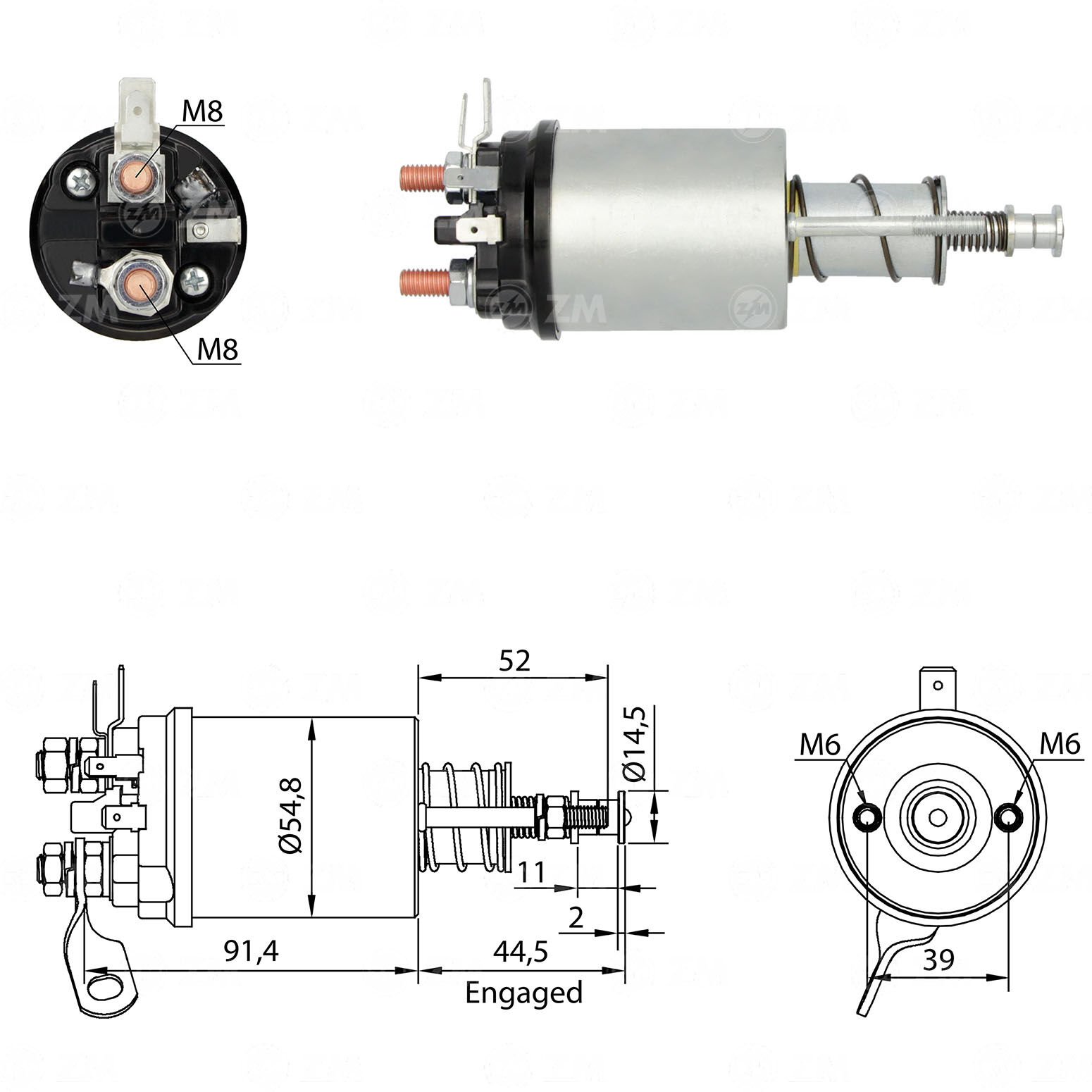 ZM 612 - MARŞ OTOMATİĞİ 12V
