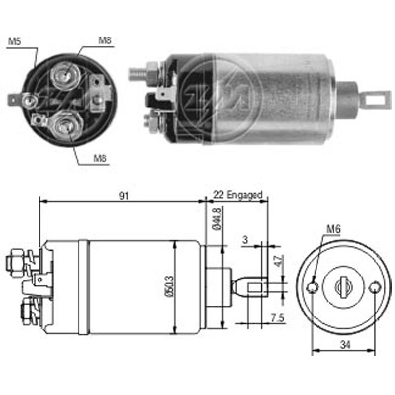 ZM 623 - MARŞ OTOMATİĞİ 12V