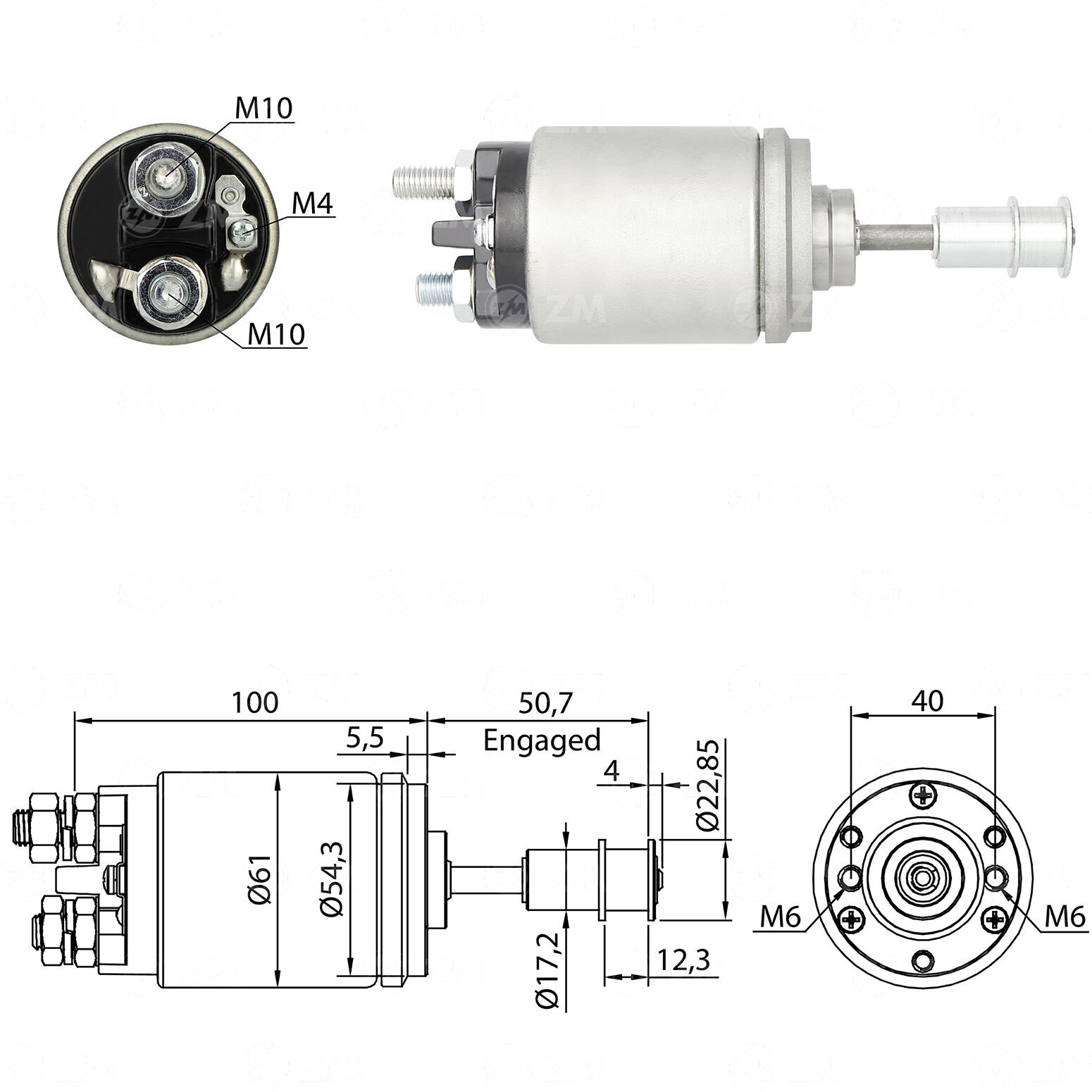 ZM 643 - MARŞ OTOMATİĞİ 12V