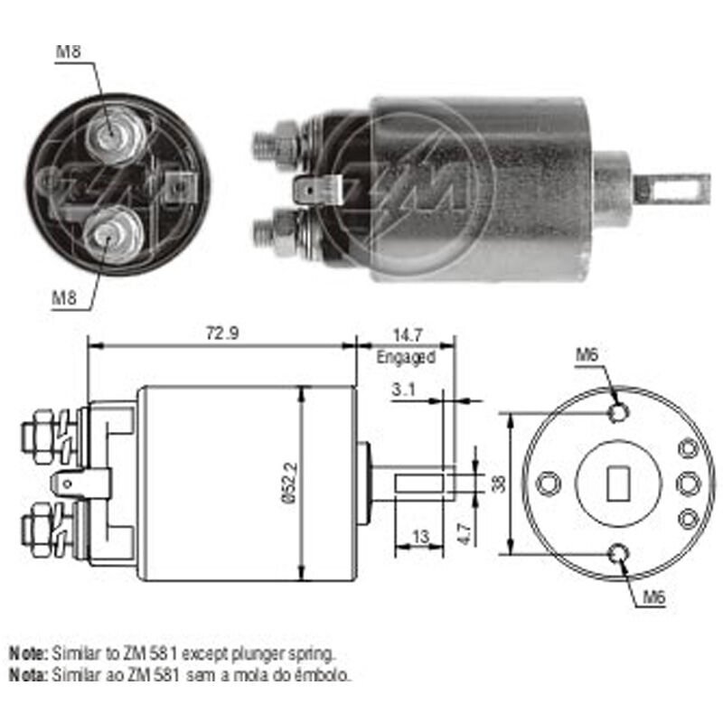 ZM 680 - MARŞ OTOMATİĞİ 12V