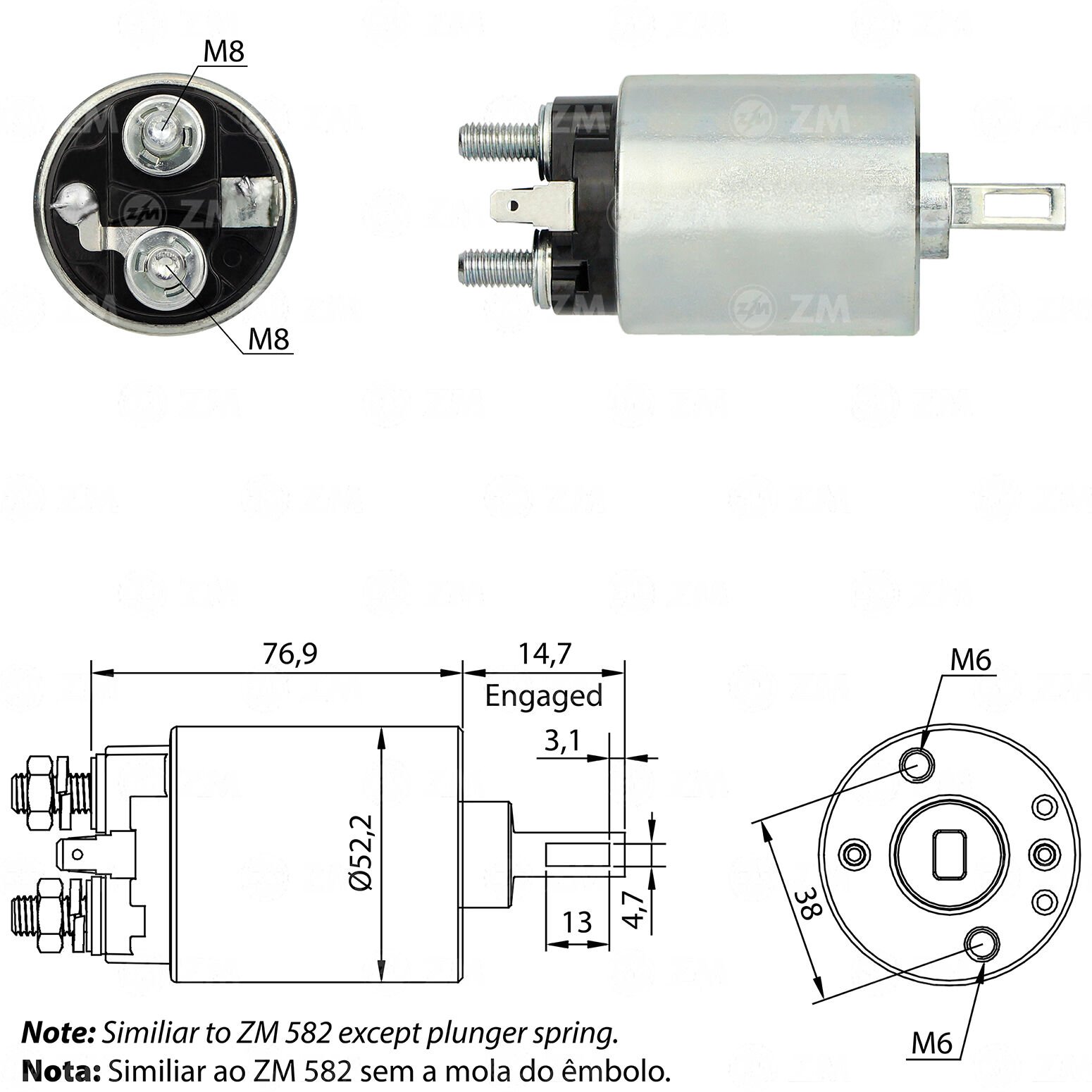 ZM 681 - MARŞ OTOMATİĞİ 12V