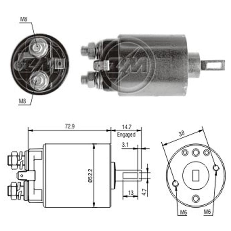 ZM 683 - MARŞ OTOMATİĞİ 12V