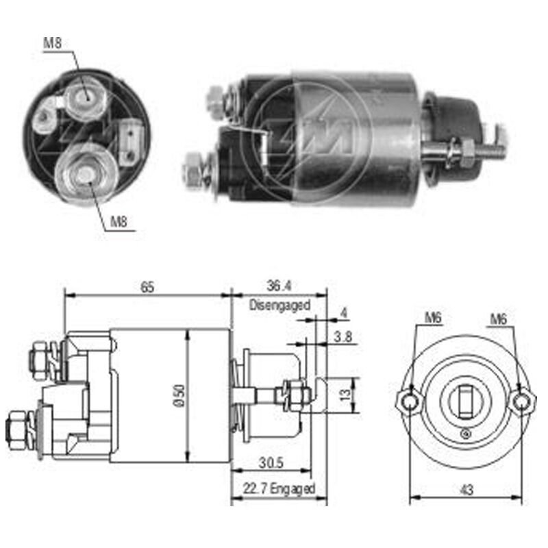 ZM 702 - MARŞ OTOMATİĞİ 12V