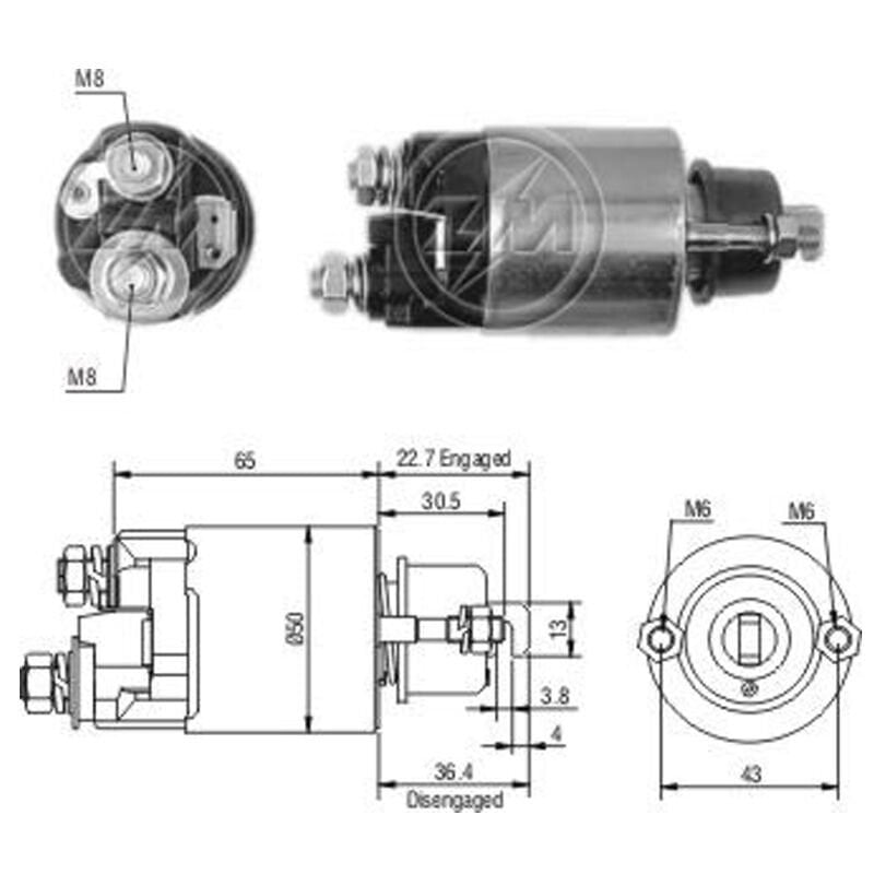ZM 706 - MARŞ OTOMATİĞİ 12V