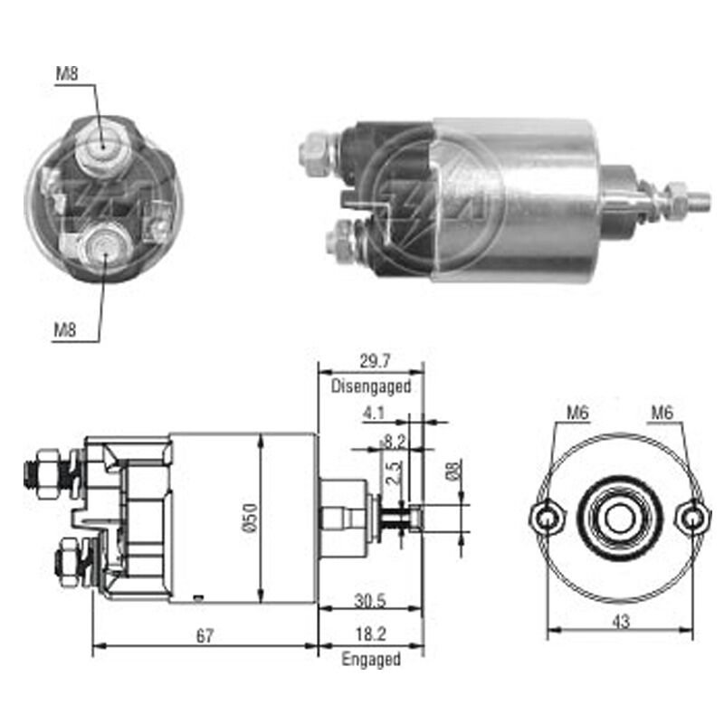 ZM 709 - MARŞ OTOMATİĞİ 12V