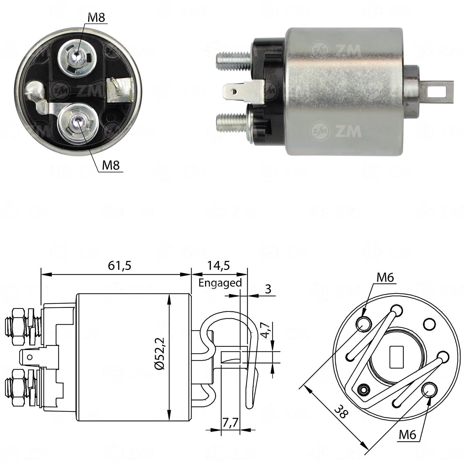 ZM 717 - MARŞ OTOMATİĞİ 12V