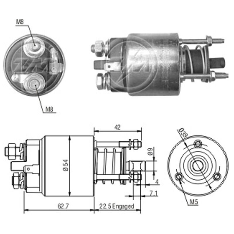 ZM 7395 - MARŞ OTOMATİĞİ 12V