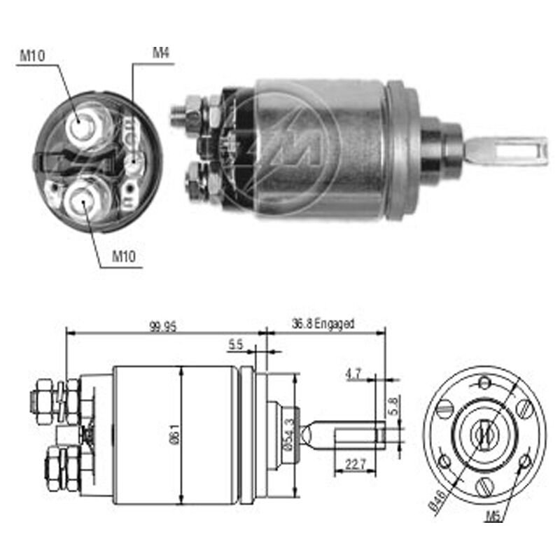 ZM 741 - MARŞ OTOMATİĞİ 12V