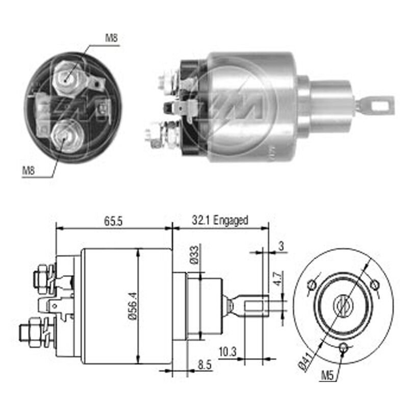 ZM 773 - MARŞ OTOMATİĞİ 12V
