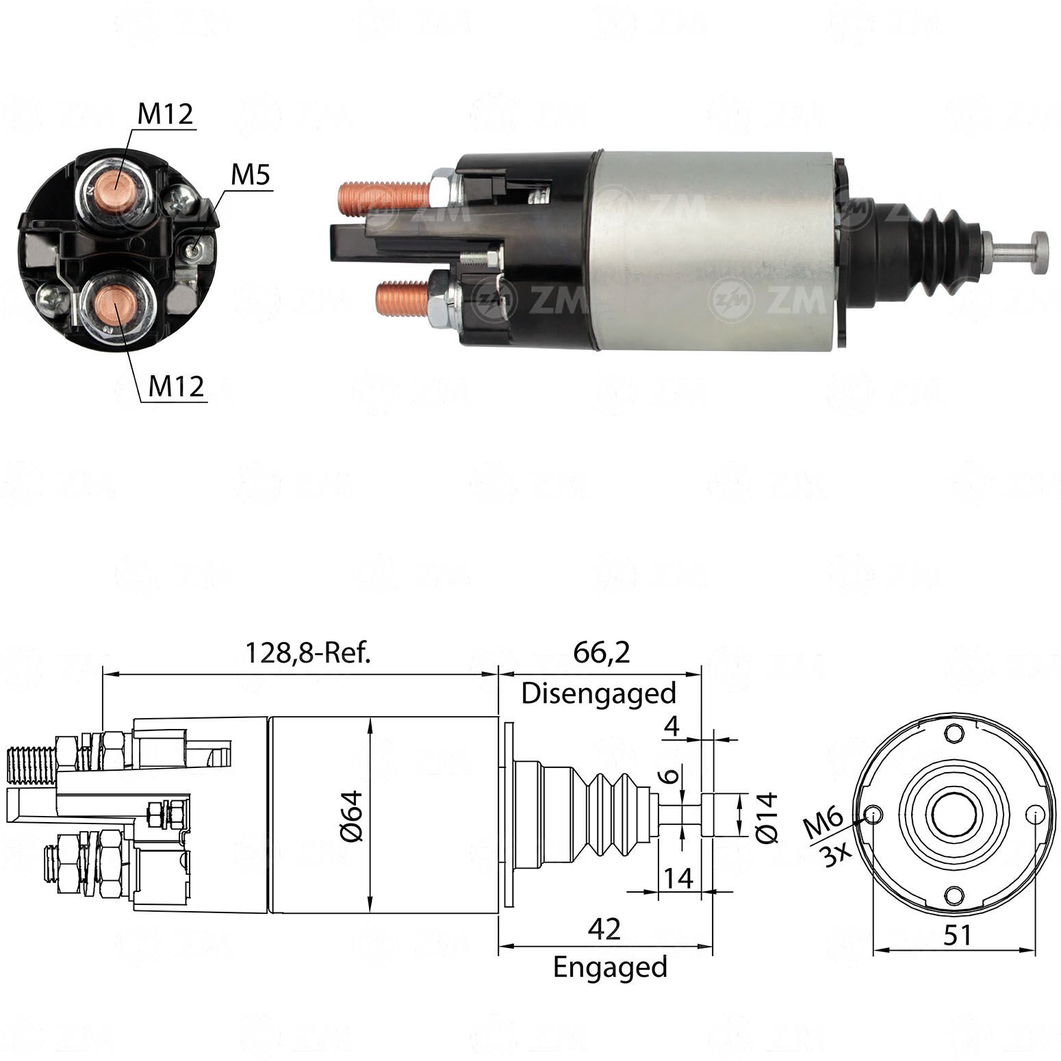 ZM 842 - MARŞ OTOMATİĞİ 24V