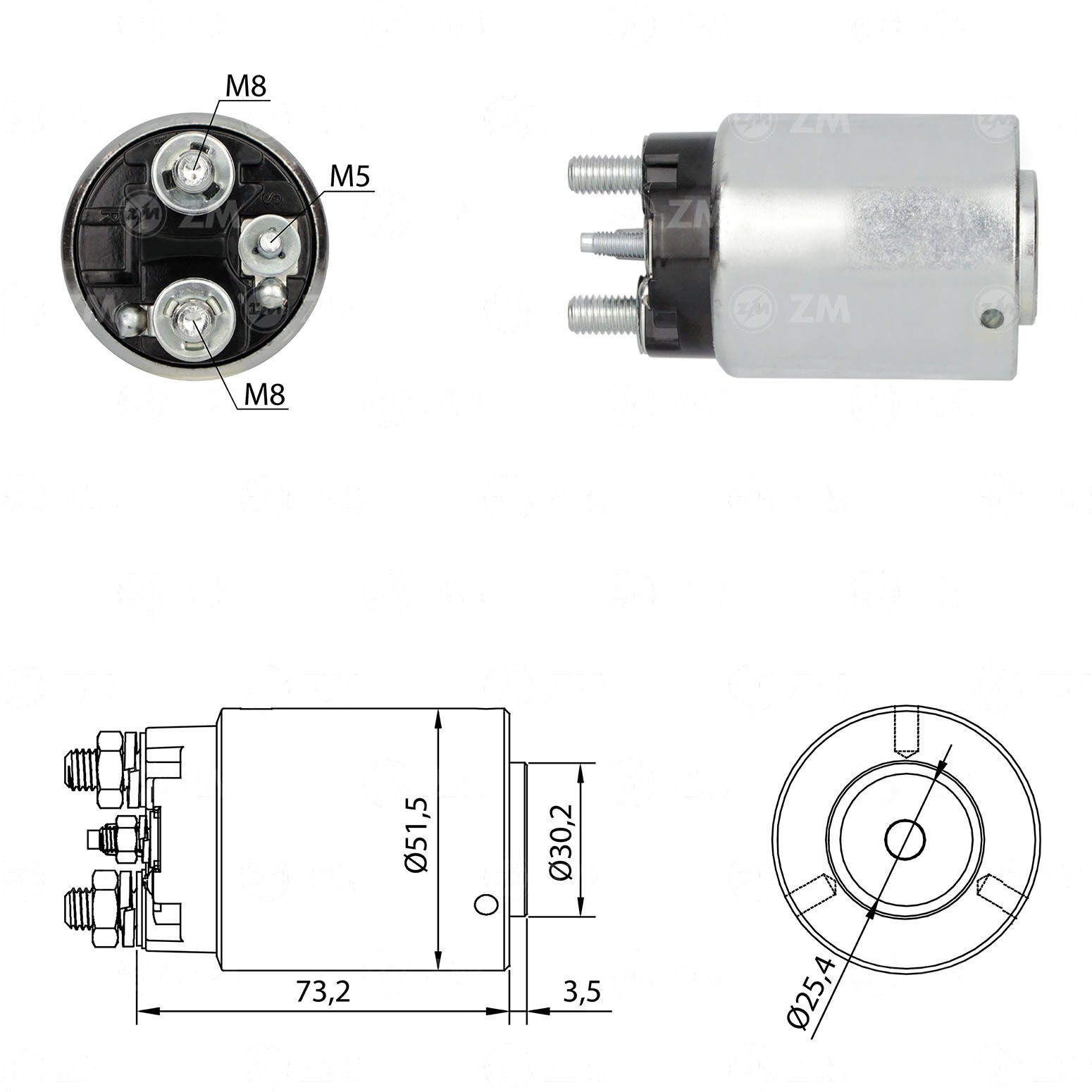 ZM 861 - MARŞ OTOMATİĞİ 12V