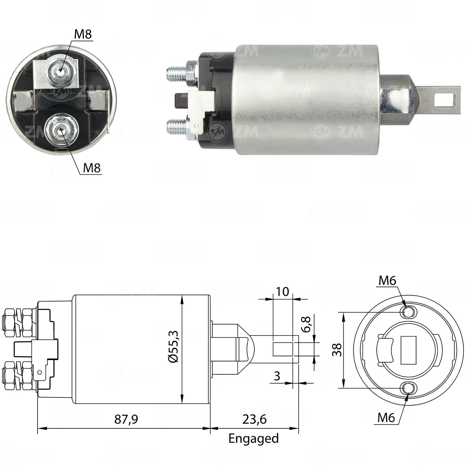 ZM 896 - MARŞ OTOMATİĞİ 24V