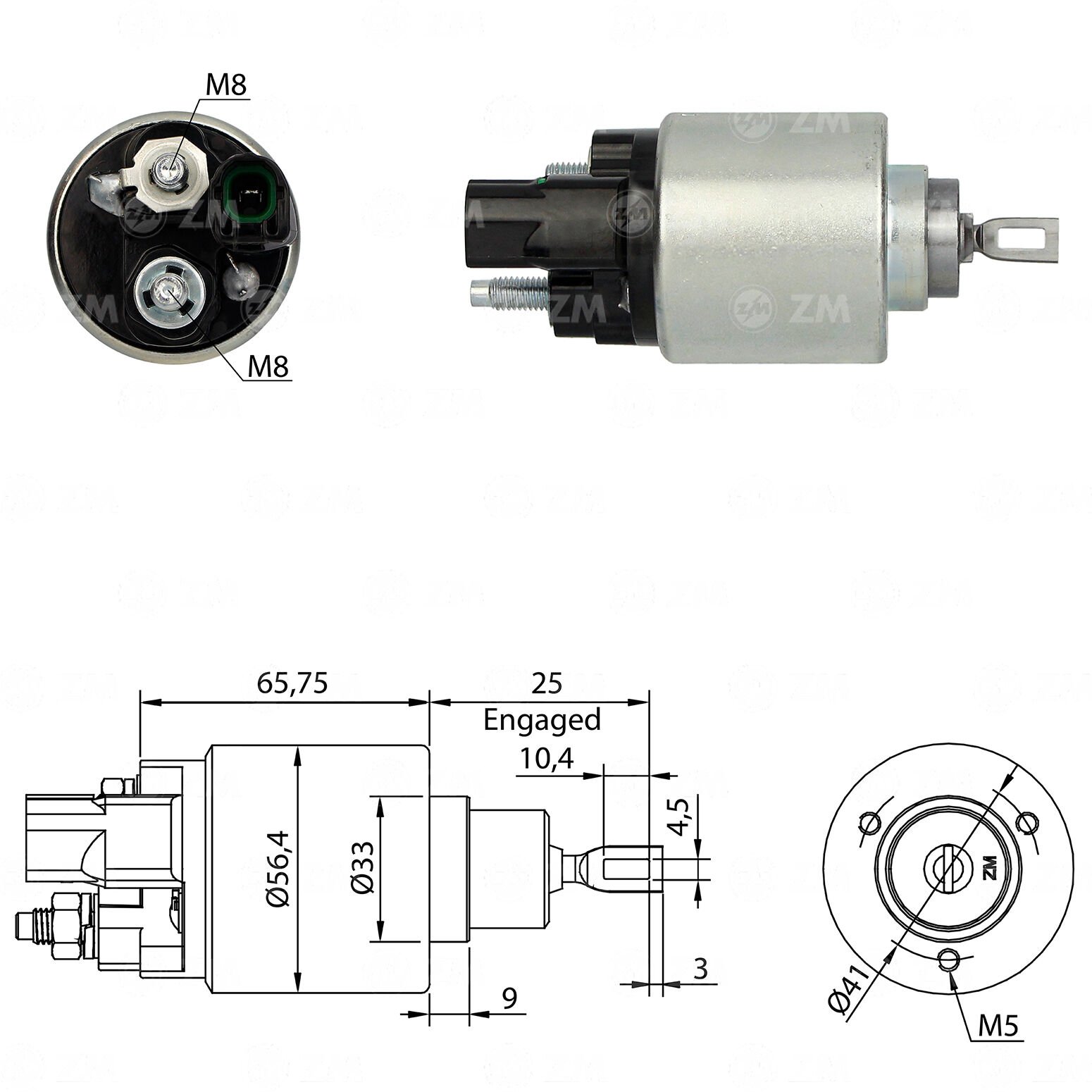 ZM 978 - MARŞ OTOMATİĞİ 12V