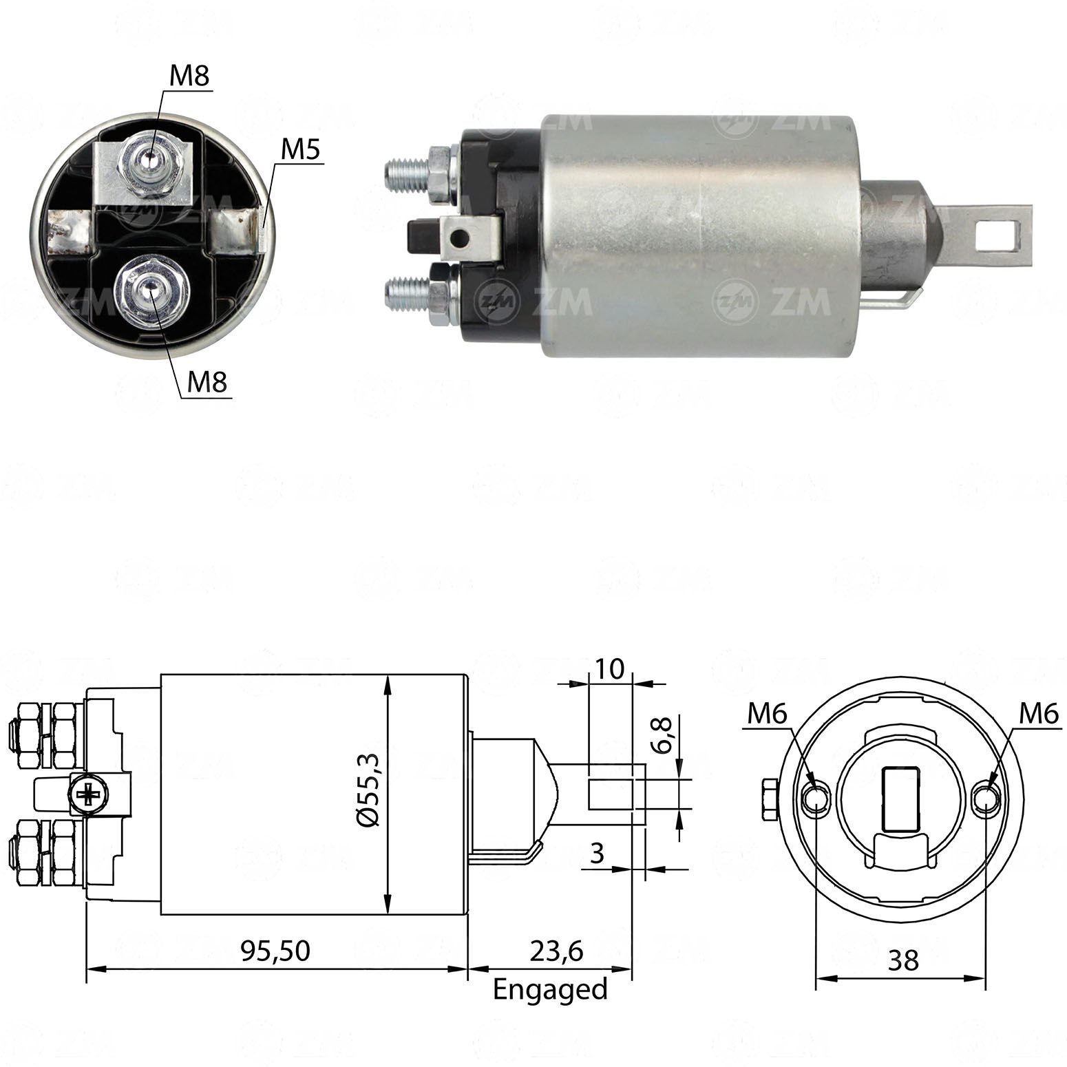 ZM 894 - MARŞ OTOMATİĞİ 12V