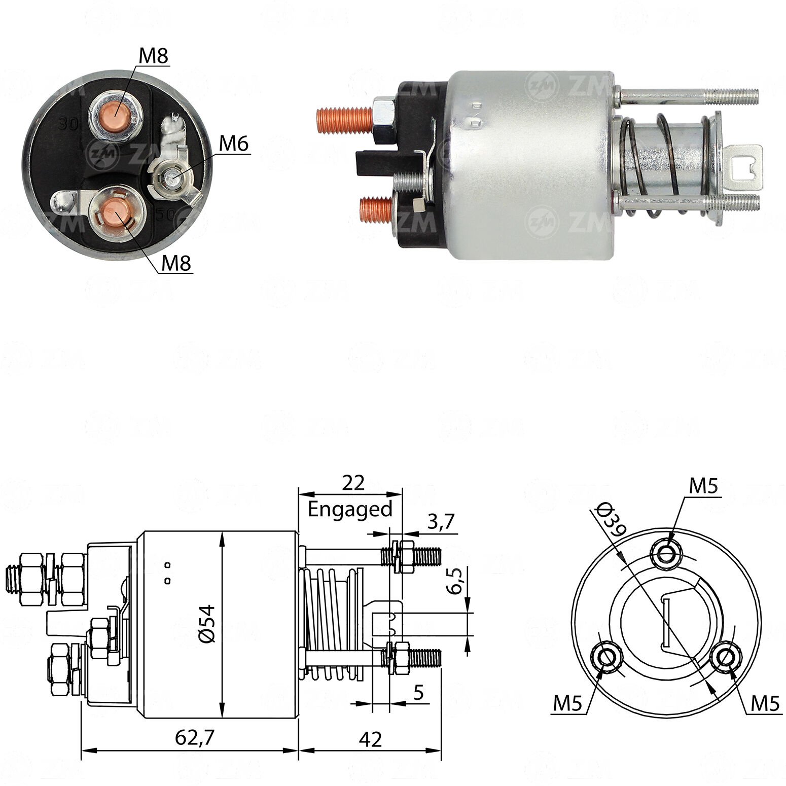 ZM 2595 - MARŞ OTOMATİĞİ 12V
