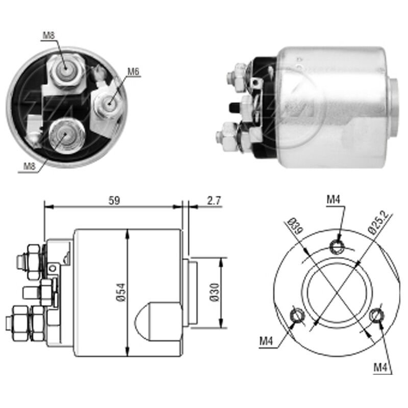 ZM 5495 - MARŞ OTOMATİĞİ 12V